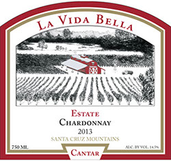 La Vida Bella Vineyard Estate Chardonnay Cantar 2013