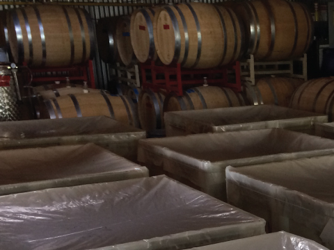 La Vida Bella Vineyard Oak Barrels